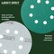 Legit Grit 5 Inch Sand paper Disc, 8-Hole, Mixed Grit - Sample, GRITS: 80/120/150/180/220 2 of each, 10PK LG5-8SAMP1-10 - alternate 6